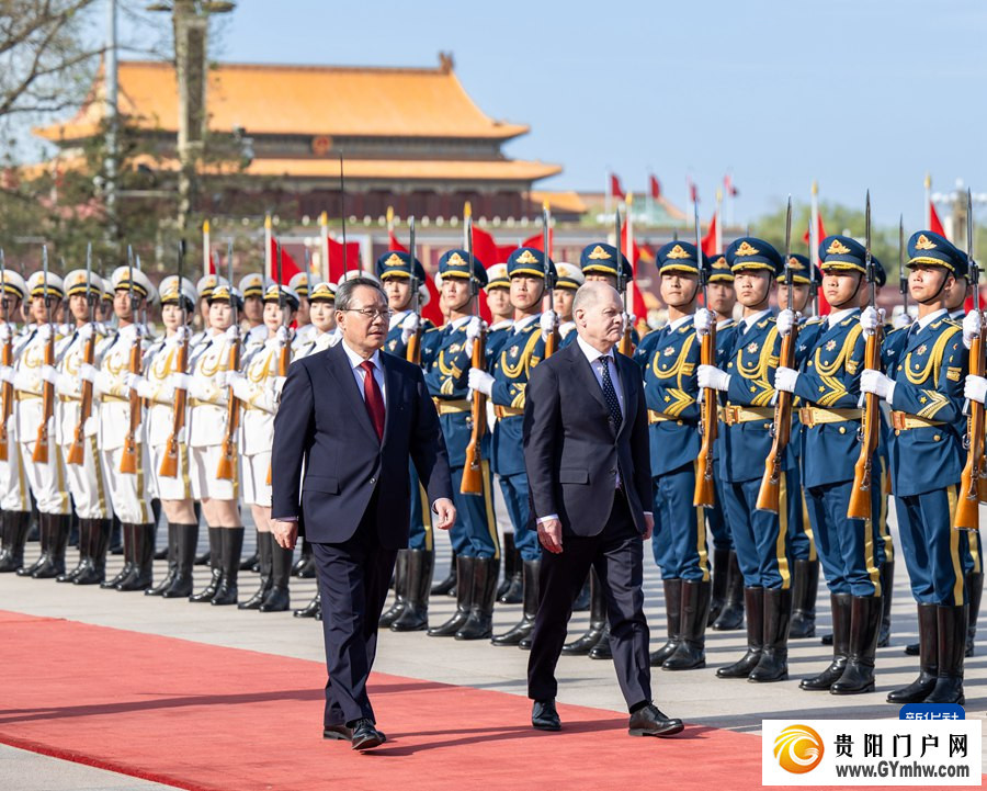 李强同德国总理朔尔茨会谈(图1)