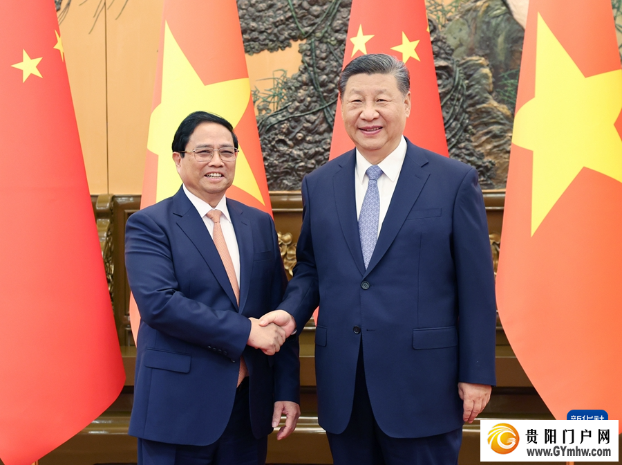 习近平会见越南总理范明政(图1) 习近平会见越南总理范明政(图1)