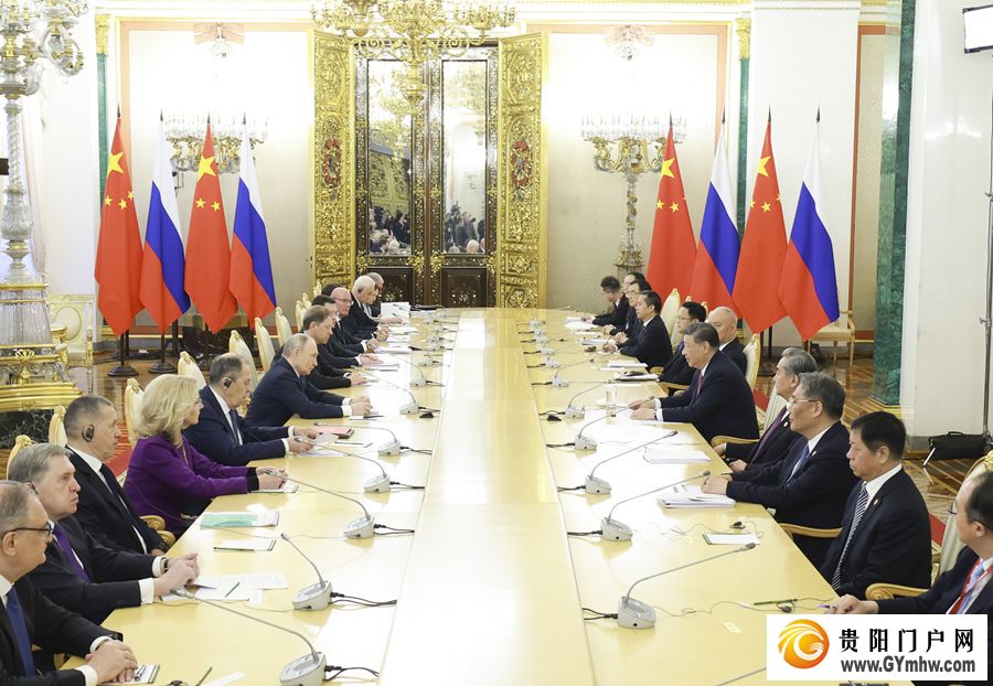 习近平同俄罗斯总统普京会谈(图5) 习近平同俄罗斯总统普京会谈(图5)