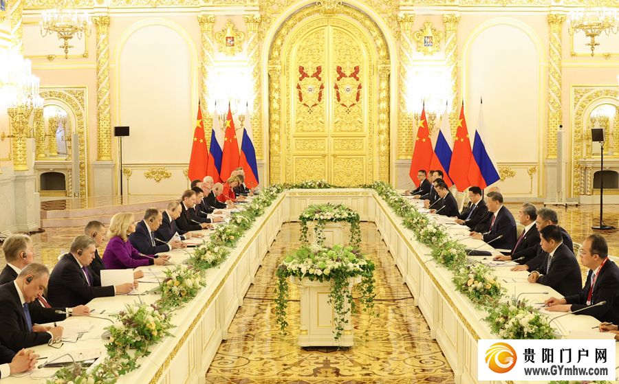 习近平同俄罗斯总统普京会谈(图6) 习近平同俄罗斯总统普京会谈(图6)